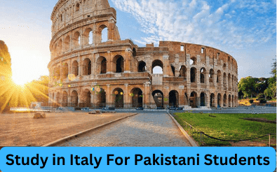 study in italy without IELTS for Pakistani students